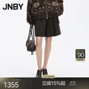 江南布衣（JNBY）【商场同款】26秋新品短裤宽松直筒5Q9E13160 908/黑咖系 M