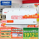 星星（XINGX）519L商用冰柜 冷藏冷冻冰箱中梁除霜冷冻柜 单箱单温大容积卧式-40℃冷柜 BD/BC-519E 以旧换新