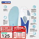 威克多（VICTOR）羽毛球鞋垫 透气减震男女款超临界氮气发泡加厚鞋垫 VT-XDCNLite VT-XDCNLite L（265-275mm）鞋41-43码