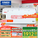 星星（XINGX）519L商用冰柜 冷藏冷冻冰箱中梁除霜冷冻柜 单箱单温大容积卧式-40℃冷柜 BD/BC-519E 以旧换新