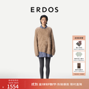 ERDOS【自在系列】26早秋精纺弹力无缝保暖羊绒简约内穿裤女裤打底裤 深灰 S 160/64A