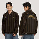 阿迪达斯（adidas） WILD DNM PAD DISNEY疯狂动物城联名款复古牛仔夹棉外套保暖棉服 KX4892 深棕 L