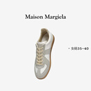 MAISON MARGIELA马吉拉情侣德训鞋拼接小白鞋休闲运动鞋经典款女单鞋 T1016水洗白 37