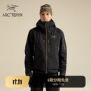 ARC'TERYX始祖鸟 RUSH JACKET GORE-TEX 男子 滑雪夹克 Black / Mongoose/黑色/朦影棕 S