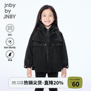 jnby by JNBY【运动系列】江南布衣童装插肩袖风衣A型宽松25秋男女童1P9912390 001/本黑 120 cm