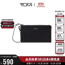 途明（TUMI）VOYAGEUR 女士高端时尚手拿包黑色拼烟枪色礼物