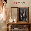 地心引力 GRAVITY天然水晶耳钉耳饰礼盒相框摆件高级新年暴富情人节礼物 100种矿石耳钉+海棠红大师收藏礼盒袋