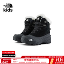 北面（The North Face）童鞋保暖鞋男女儿童中帮户外鞋棉鞋|7W5X KX7/黑色 36 码鞋长22.5cm