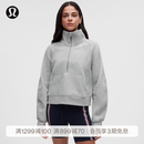 lululemon丨Scuba™ 女士超宽松款烟囱领卫衣*拉绒 LW3IJ7S 杂色核心中灰 XS /S
