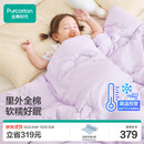 全棉时代儿童被子100%纯棉抗菌被芯冬季棉被被褥云朵蓬蓬被 120cm×150cm