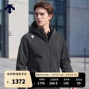 迪桑特（DESCENTE）【预售】综训男士防泼水抓绒保暖梭织运动外套秋冬新品夹克 BK-黑色 L (175/96A)