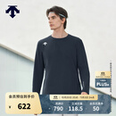 迪桑特（DESCENTE）【预售】TRAINING系列综训男士薄绒亲肤舒适圆领长袖T恤新品 NV-藏青色 L (175/96A)