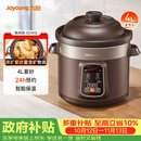 九阳（Joyoung）电炖锅电炖盅电砂锅炖汤盅煲汤锅多功能锅紫砂锅燕窝炖盅煮粥锅直炖4L大容量 可预约保温GD410