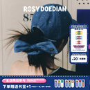 ROSYDOEDIAN撇起系列 牛仔蝴蝶结发圈头绳 头饰 礼物 可爱 新款 高颜值皮筋 浅蓝