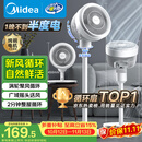 美的（Midea）【暴风循环】空气循环扇大风量电风扇落地扇轻音家用台式摇头卧室节能小风扇柔风轻羽扇 FGA24TQ