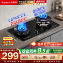 荣事达（Royalstar）【非凡系列】燃气灶煤气灶双灶家用 5.2kW天然气双眼灶具嵌入式台式一级能效70%热效率 JZT-S51B