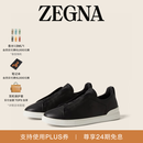 Zegna杰尼亚男鞋Triple Stitch SECONDSKIN休闲鞋 明星同款黑色 42 (8)