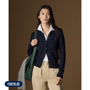 Polo Ralph Lauren 拉夫劳伦 女装 经典款修身版型绞花编结棉质开襟衫 400-深蓝色 S 偏大