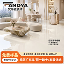梵帝亚广东佛山瓷砖地砖奶油风亮光纯色墙砖客厅止滑釉防滑地砖750x1500 FDY715L012-奶油黄【20㎡起拍 单拍不发】
