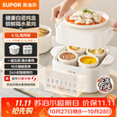 苏泊尔（SUPOR）电炖锅 炖汤盅 电炖盅隔水炖家用全自动煲汤炖汤锅陶瓷燕窝炖盅4.5L蒸炖一体多功能锅 DZ25FC873