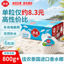 佳农泰国进口椰青 6粒单果约800g赠开椰器吸管 生鲜水果送礼 包邮
