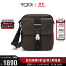 途明（TUMI）ALPHA BRAVO系列男士商务简约时尚斜挎包牛皮革单肩包棕色