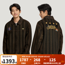阿迪达斯（adidas） WILD DNM PAD DISNEY疯狂动物城联名款复古牛仔夹棉外套保暖棉服 KX4892 深棕 L