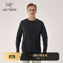 ARC'TERYX始祖鸟 CORMAC CREW LS 男子 速干长袖T恤 BLACK/黑色 L