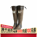 野鸟【王菲同款】日本野鸟协会WBSJ男女户外长筒雨靴47922 日本直邮 浅棕色 S （36-37码） (内长24CM)