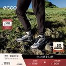爱步（ECCO）BIOM户外运动鞋男 弓足支撑越野跑鞋徒步鞋 健步C踪迹803384 砂砾灰/岩石灰/宝蓝色80338461216 42 （尺码偏小，建议拍大一码）