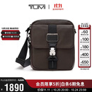 途明（TUMI）ALPHA BRAVO系列男士商务简约时尚斜挎包牛皮革单肩包棕色