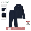 LACOSTE法国鳄鱼男装德约科维奇系列海军蓝外套长裤运动套装|WH3108 423/海军蓝 S 3