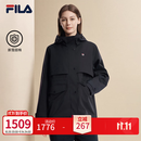 FILA斐乐薄款女士棉服2026冬新款健身运动基础上衣连帽保暖外套 传奇蓝-NV M 165/84A/M