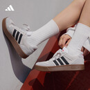 adidas「小锯齿」D-PAD CLASSIC美高风篮球风板鞋男女阿迪达斯   浅灰/黑色/浅猩红   38