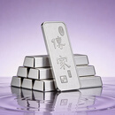 紫金（ZiJin）人生赢家系列传家银条足银9999白银投资收藏礼物 传家银条 1000克
