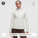 lululemon丨Cross Chill女士运动夹克 拒水防风透湿 LW4CEGS 浅象牙白 S