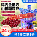 小鹿蓝蓝0添加蔗糖山楂棒鸡内金糖葫芦宝宝儿童零食桑葚蓝莓味220g