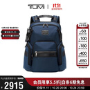 途明（TUMI）ALPHA BRAVO系列男士商务轻便高端时尚双肩包  海军蓝双11