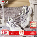 斐乐（FILA）猫爪5代|老爹鞋男女鞋26秋季复古风运动休闲厚底通勤鞋 奶白/浪漫紫-GO 38