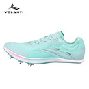 沃兰迪全新升级911黑底闪电钉鞋厚底短跑田径钉子鞋体考跳远比赛 吥吆蕉绿 43