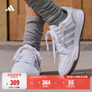 adidas ENTRAP美式校园风运动鞋少年感复古篮球风板鞋阿迪达斯   白色/金属暗银   38