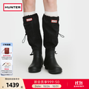 HUNTER女靴经典惠灵顿高筒靴防水防滑户外露营鞋靴休闲鞋雨鞋女鞋 黑色/BLK -鞋口新增猪鼻扣 37