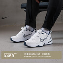 耐克轻便训练鞋秋冬健身缓震老爹鞋NIKE AIR MONARCH 4 415445 102白色/金属银/深藏青 42