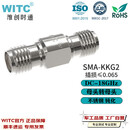 WITC射频同轴转接器SMA母转母DC-18GHz连接头高频长21.7mm不锈钢4141-01-SA2 SMA-KKG2 50只95折
