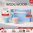 Wedgwood欢愉假日马克杯情侣对杯杯子水杯咖啡杯高颜值 欢愉假日蓝粉马克杯2个