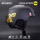 GIRO滑雪头盔ledge男女单双板雪帽mips防护冬季安全雪盔龙年定制限量 ledge-金龙款AF-mips L