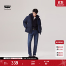 Levi's李维斯冬暖系列男士511修身窄脚美式复古休闲通勤牛仔裤 中蓝色 32 (32)