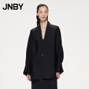 江南布衣（JNBY）【商场同款】23春新品西装宽松长袖外套5N2714550 001/本黑 M