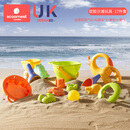 科巢儿童沙滩玩具套装挖沙铲子水桶宝宝玩沙子沙漏挖土工具沙滩车 软胶沙滩玩具 17件套