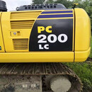 鼎歪小松挖机全车标贴纸PC60 70 130 160 200 210 220 240 360450-8MO 带底边门字帖一对